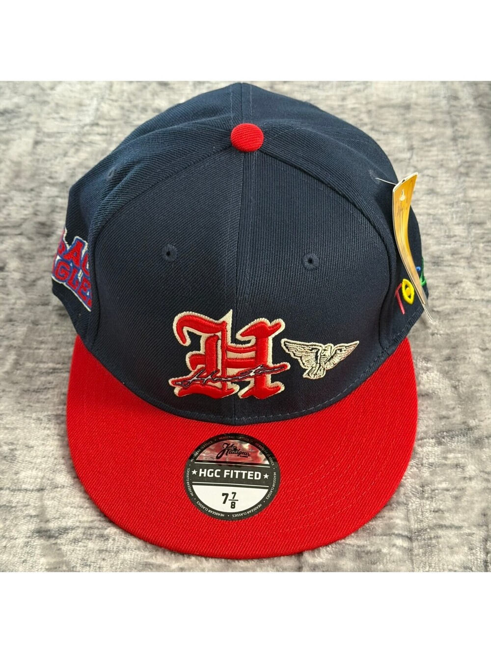 Houston Black Eagles Headgear Classics Fitted Hat 7 7/8 Embroidered TOSA